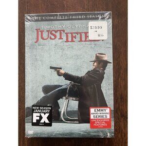 Justified Season 3 (DVD, 2013, 3-Disc Set) NEW Sealed – Complete Third Season FX
